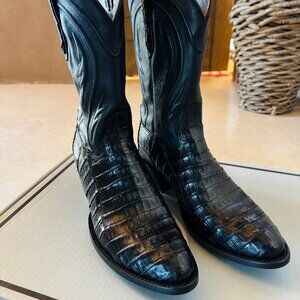 NWT Rujo Boots Mens The Blake Caiman Midnight Black 10.5 D Boxed Perfect